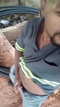 Masturbating in Secret at Work