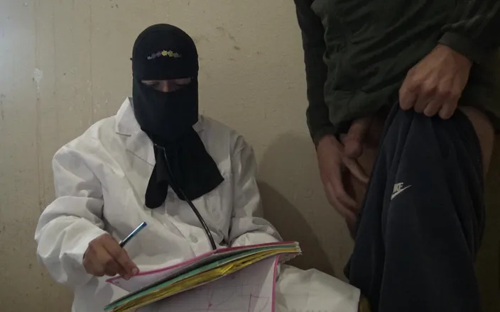 Souzan Halabi: Naughty Female Muslim Doctor Gives a Handjob to One of...
