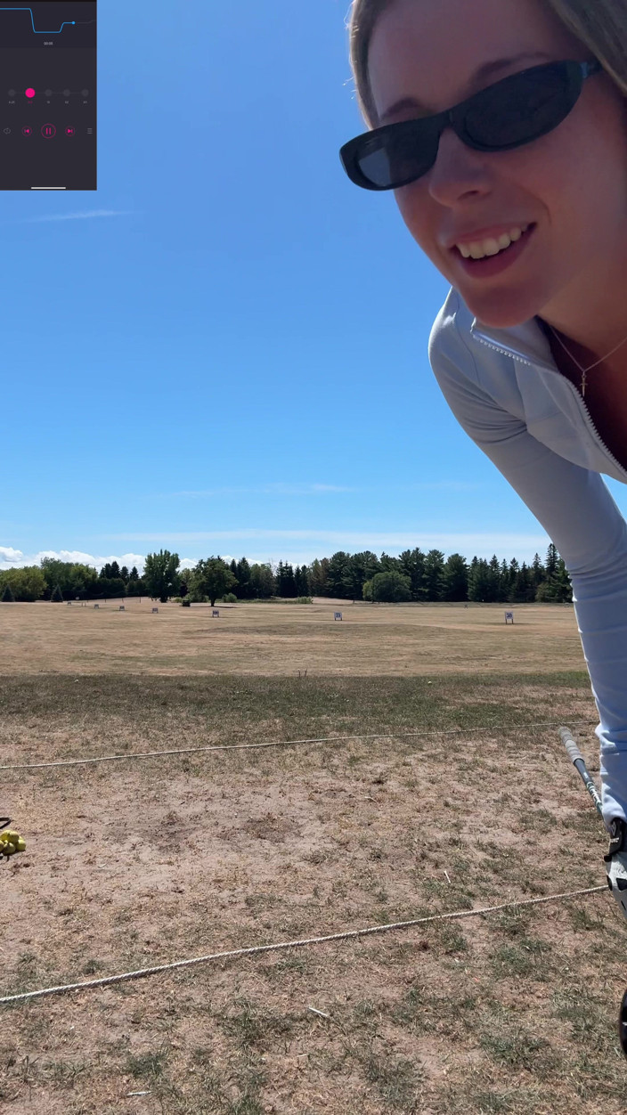 Nadia Foxx: Public Orgasm at the Driving Range