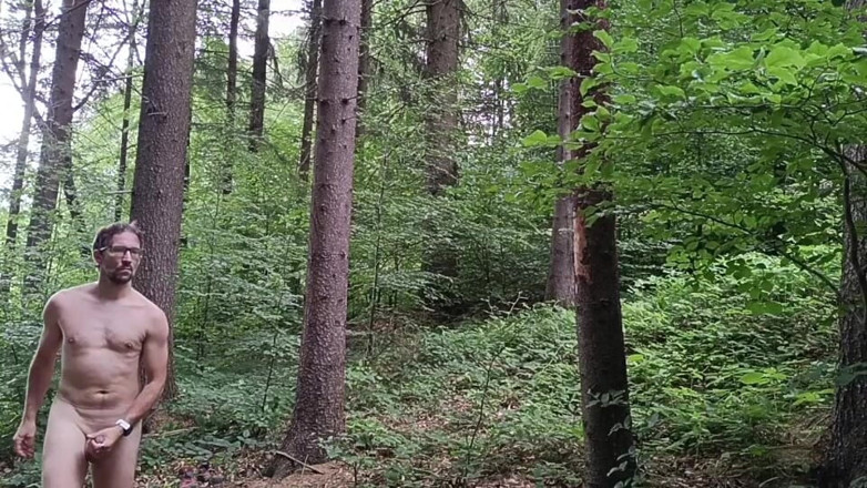 kickerscooter: Riesgo en el bosque: masturbarse bajo una carretera transitada