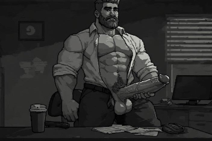 Erotic Man: Lelaki lurus merayu awak untuk menjilat lubangnya