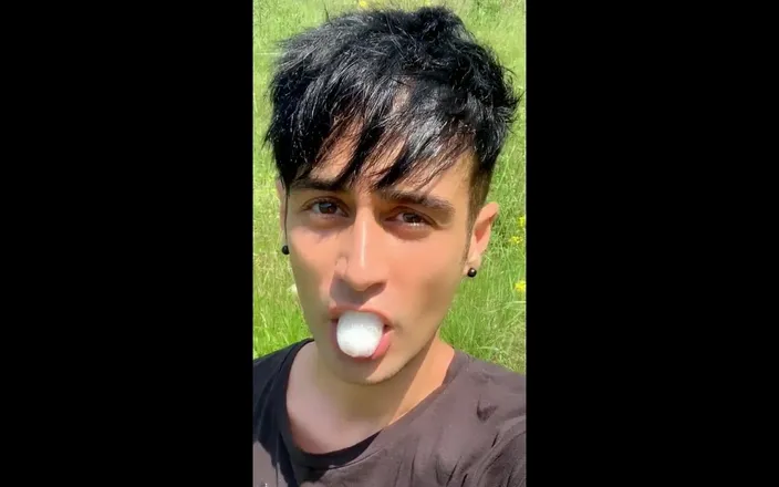 Idmir Sugary: Chewing and Swallowing Ex - Boyfriend Cum. Solo Cum Eating After...