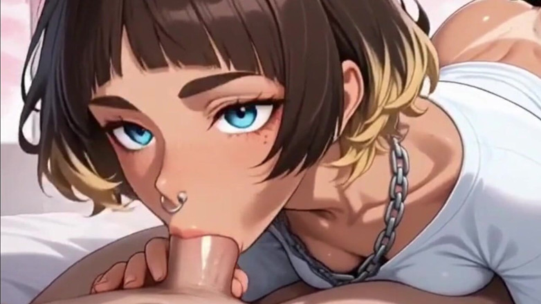 Genz anime: Üvey erkek kardeşim beni çok sert sikiyor