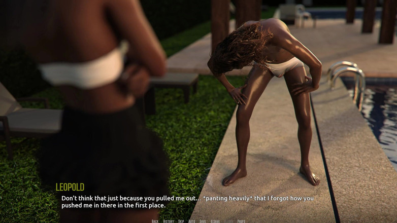 3D Cartoon Porn: Domino Beach 1 - John zachraňuje život muže na pláži poté, co byl...