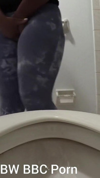 Desperate for a Pee Pissing in the Toilet POV