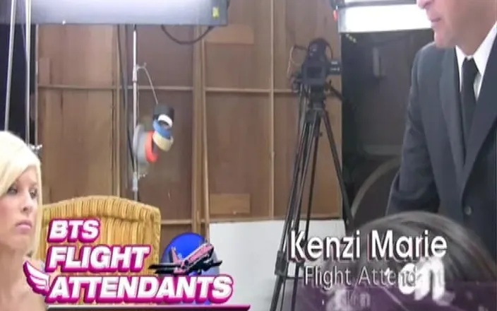 Adventures In Pornland: Flight Attendants Bts 1 - on the Set