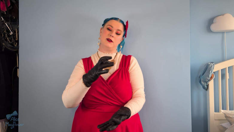Alice_Mayflower_Scottish: Vampierhandschoen Joi &amp; gekooide voor locktober - solo-meisje