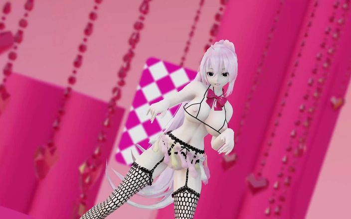 Smixix: Megurine Luka Nude Dance Vocaloid Hentai Mmd 3D Black Eyes Color...
