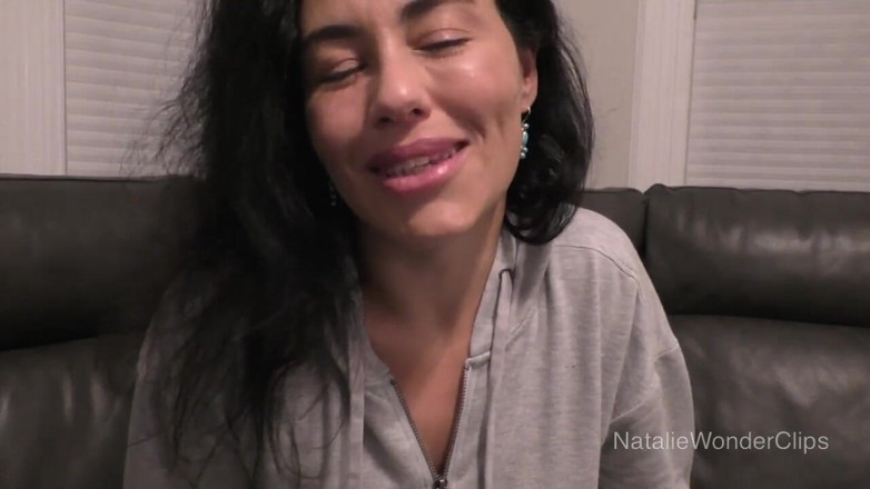 Natalie Wonder: Horny size queen Milf loves feeling how you fill her