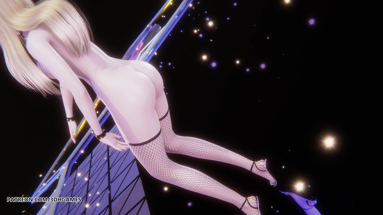 3D-Hentai Games: [mmd] hyolyn - layin的Low Ahri性感脱衣舞英雄联盟成人动漫