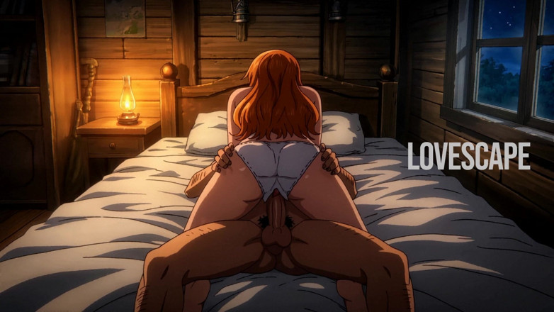 Lovescape: คู่รักเฮนไตเย็ดในห้องนอนอย่างเข้มข้น (ai)