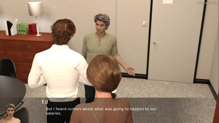 Porny Games: Projekt gorąca żona - brudny w pracy odcinek 77