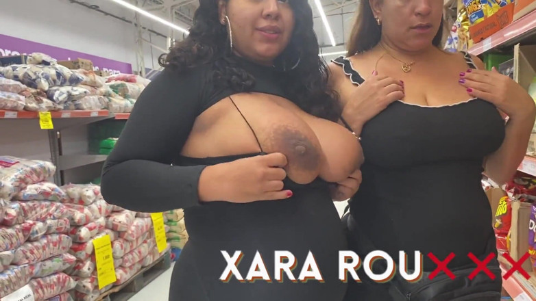 Xara Rouxxx: ham suparmaarket men apna sharir dikhaakar Uber ka bhugtaan karte...