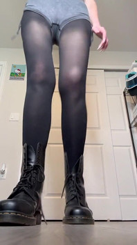 Stomping Hard in Boots Size 16 Feet