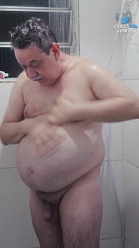 Stepdaddy Carlos Taking a Shower