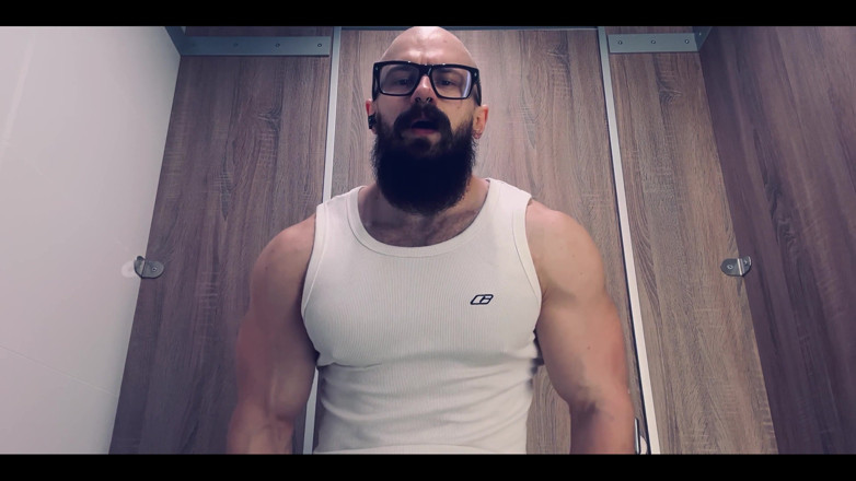 Mister Stone: Pec God. Listen to My Hard Breathing and Look at...