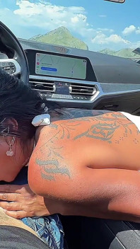 Rough Outdoor Fuck on the Car in Montenegro- Sexy Brunette Latina Show Extreme Blowjob and Fuck Doggy Style in POV