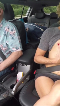 Intermitente camioneros en el coche