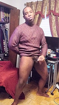 Sexy Jock Hiding a Big Tool Under His Sweater