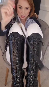 CFNM JOI Boot Fetish Cougar Humiliation and Punishment