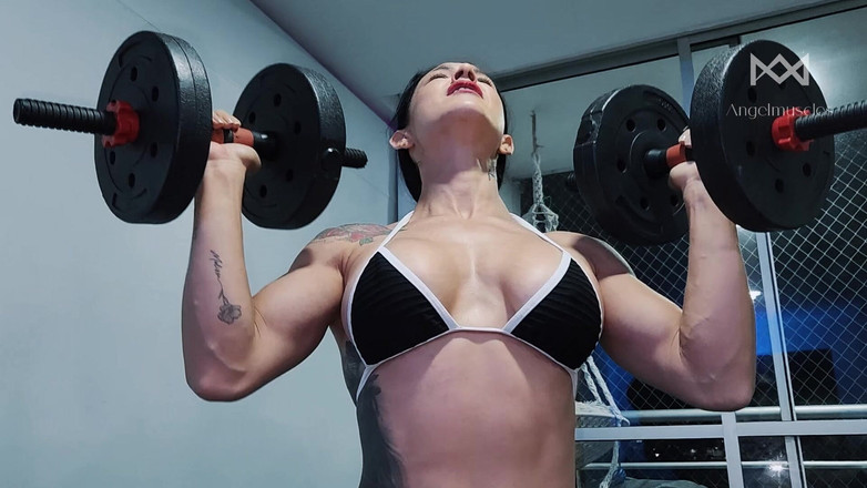 Angelmuscles: Тренування біцепсів із силою на милю та венами