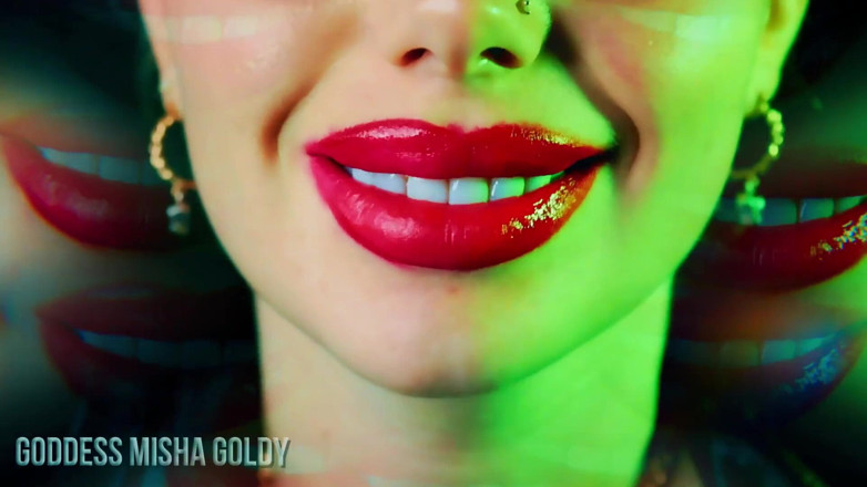 Goddess Misha Goldy: Hipnomizujący portfel drenujący! Moje usta są własnością ciebie i twojego...