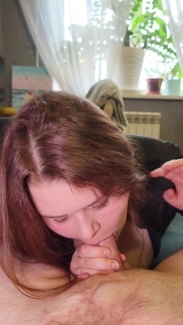 Peach Desert: Éjaculation énorme en POV sur le visage et les cheveux d’une...