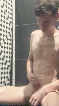 Kedoimath - a Skinny Twink in the Shower Rubbing the Soap in His Wet Body