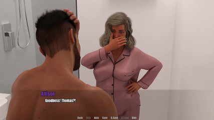 Dirty GamesXxX: Dům babiček: chlap s monstrózním ptákem a starší dáma ep. 7