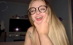 I Love Seeing How Crazy Dom Goes When I Give Him a Sloppy Blowjob with Glasses on