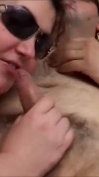 Amateur sex with fat hairy pussy