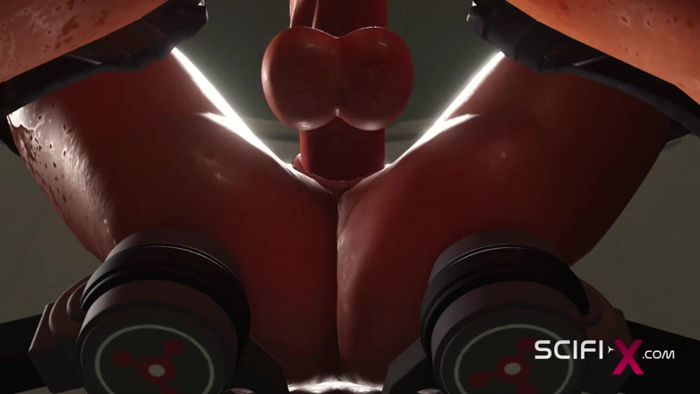SciFi-X: Sogni di cyberpunk. Super calda ragazza troia ammanettata viene scopata...