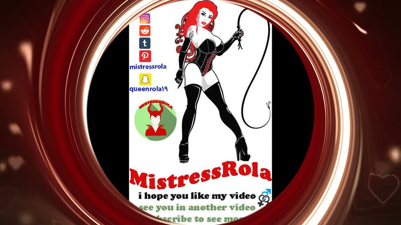 Mistressrola: Masturbacja powiedz spust i siusiu