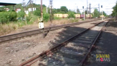 Shagging Stepmoms: Zralá brunetka šuká dva chlípky na kolejích