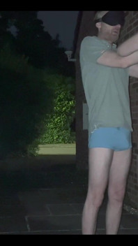 Restrained Him Outside Half Naked
