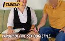 XSanyAny and ShinyLaska: Parodie auf Prie. Sex dogi-style.