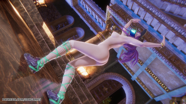 3D-Hentai Games: Mmd meovv - eller yukarı akali seksi çıplak dans league of legends...