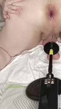 Chubby Show Ass After Fucked via Sex-machine