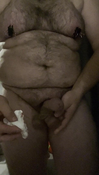 Shaun Cbt: Testikelsbondage met piercingspel en ejaculatie