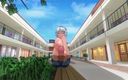 H3DC: 3D Hentai Girl Szarpanie ochroniarza w supermarkecie