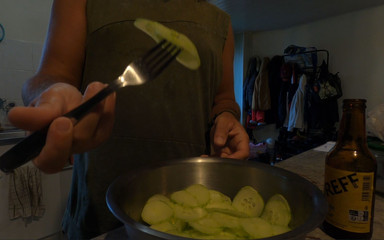 K Vw: Okurkový salát