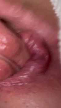 Stroking Sissy Cock and Anal Creampie