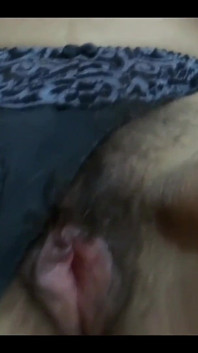 My Wife's Hairy Pussy After Having Fucked and Asking for More Cock