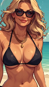 Bikini Babe Art