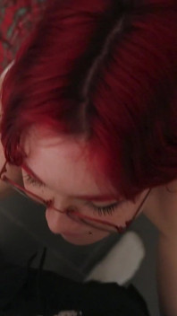 Nerdy Student Girl Invites Friend for Dick Measuring