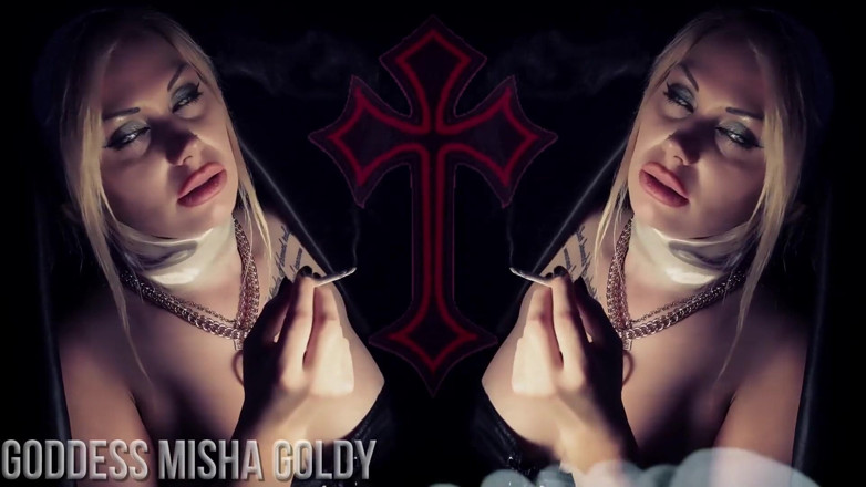 Goddess Misha Goldy: Budeš v pekle, pokud jsem tvůj důvod si honit
