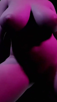 Une grosse MILF à lunettes danse à poil : porno 3D
