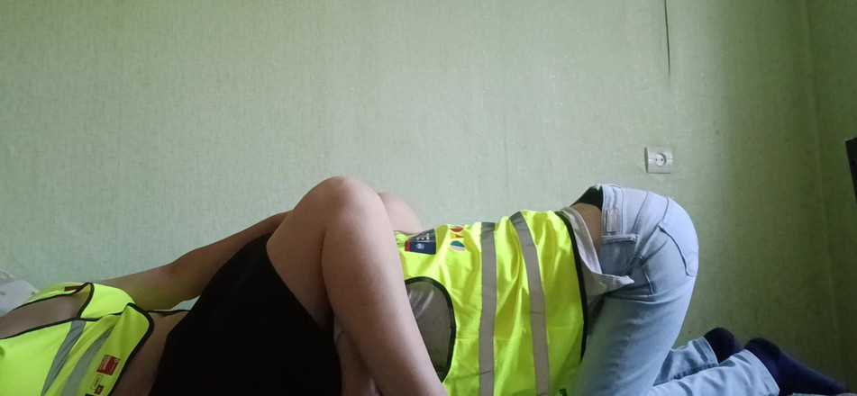 Lesbian-illusion: Hot Risky Sex Between Two Lesbian Colleagues at Work
