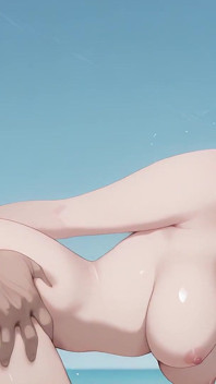 해변 섹스로 변하는 페이 발렌타인 일광욕 페이 발렌타인 헨타이 코스프레