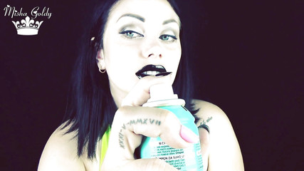 Goddess Misha Goldy: ASMR! Sounds of cosmetics